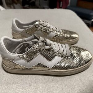 Stuart Weitzman - Gold Sneakers - Size 5.5
